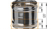 Адаптер котла (одностенные дымоходы)